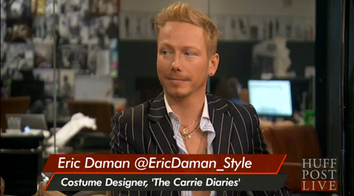 Eric Daman, Costume Designer of The Carrie Diaries @EricDaman_Style appearing on HuffPostLive